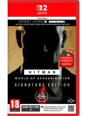 Hitman World of Assassination Nintendo Switch 2 Cover