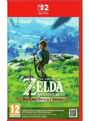 The Legend of Zelda Breath of the Wild Nintendo Switch 2 Cover