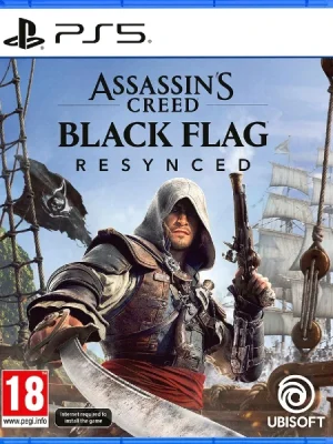 Assassin's Creed Black Flag Resynced PS5 Cover