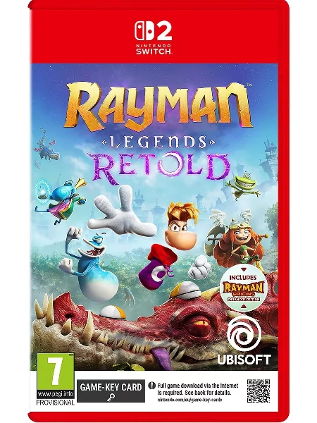 Rayman Legends Retold Nintendo Switch 2 cover
