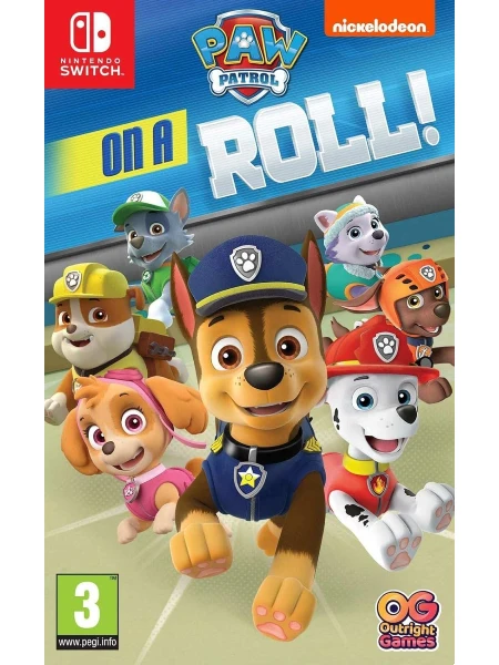 Paw Patrol on a roll Nintendo Switch cover