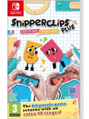Snipperclips Plus Cut it Out Together Nintendo Switch Cover
