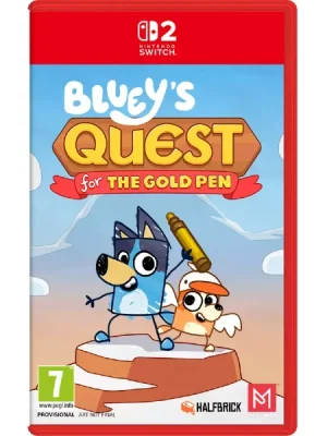 Bluey's Quest for the Gold Pen Nintendo Switch 2 cover